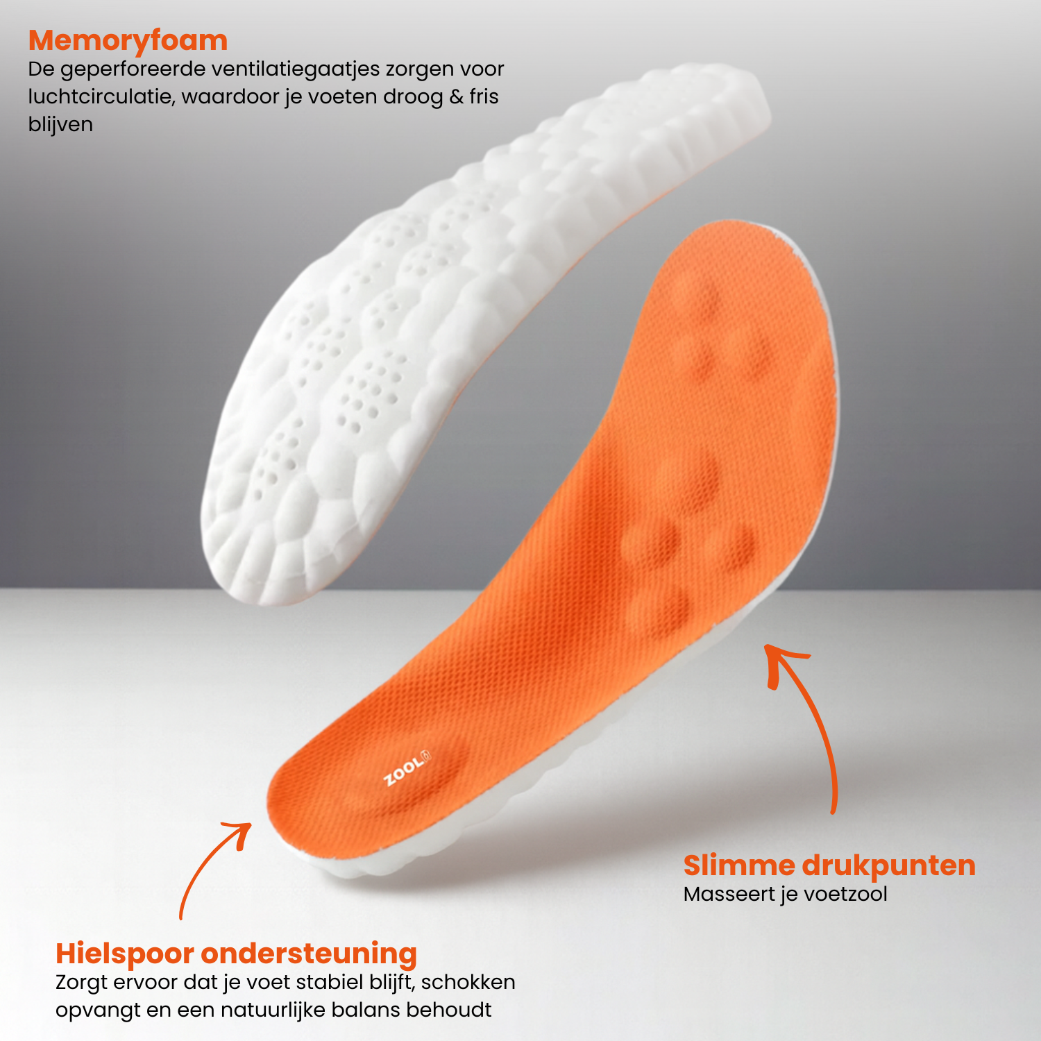 ZOOLN® - Massage Inlegzolen
